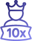 10x king